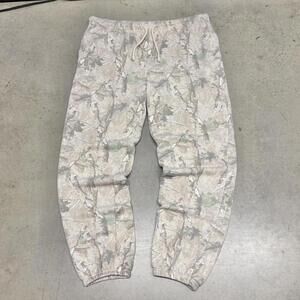 Realtree Men's Cream and Brown Joggers-tracksuit